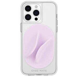 Case-Mate Lavender Phone Grip - Glossy Magnetic Lip Gloss Holder